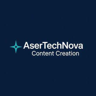 Telegram profile photo for AserTechNova | Content Creation ๐