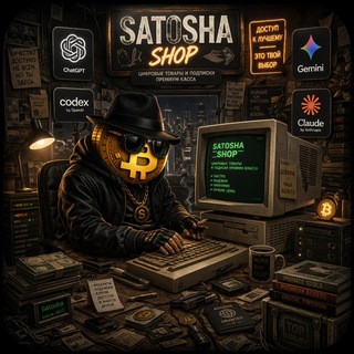 Telegram profile photo for Satosha Shop GPT🔋 Подписки