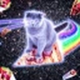 Telegram profile photo for rainbowpizzacat