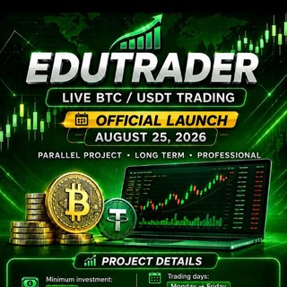 Telegram profile photo for 🔥 EDUTRADER OFFICIAL | 🌍 GLOBAL COMMUNITY