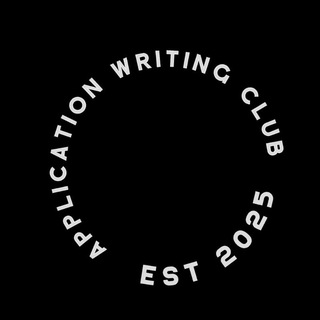 Telegram profile photo for Application Writing Club | AWC