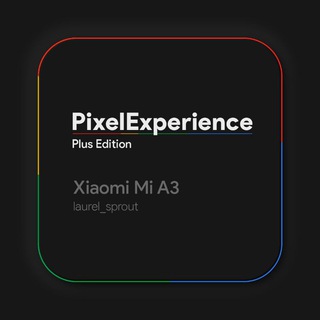 Telegram group profile photo for PixelExperience Plus | Mi A3 (Discontinued)😢