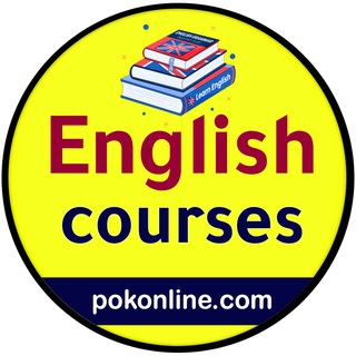 Telegram profile photo for English courses 🇬🇧