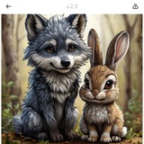 Telegram profile photo for ВОЛЬФ И ЗАЙЦ, приключения друзей