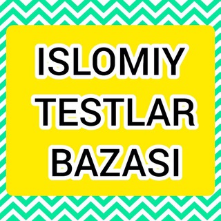 Telegram profile photo for ISLOMIY TESTLAR BAZASI