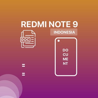 Telegram profile photo for Redmi Note 9 🇮🇩 | Documents