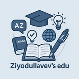 Telegram profile photo for 𝒁𝒊𝒚𝒐𝒅𝒖𝒍𝒍𝒂𝒚𝒆𝒗's Edu