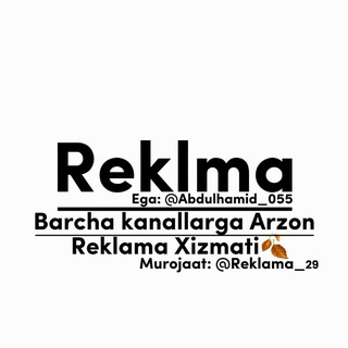 Telegram profile photo for Rus Tili Reklama | Natija 100%