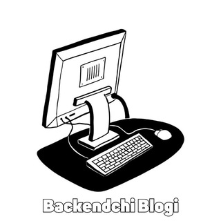 Telegram profile photo for Backendchi | Shaxsiy blog